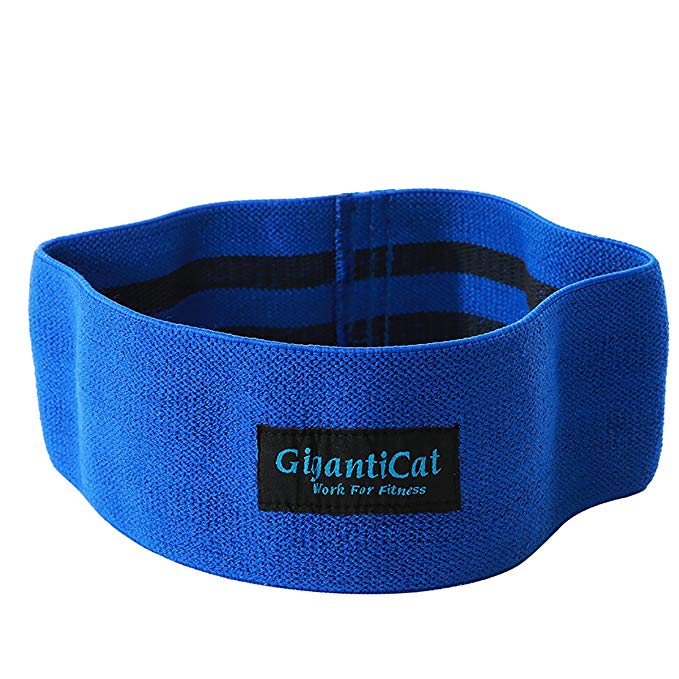 Hip Bands Hip Resistance Bands Sliding Down Prevent Exercise Band Idea for Hip and Glute Activation Strength in Weightlifting and Crossfit Training Blue
