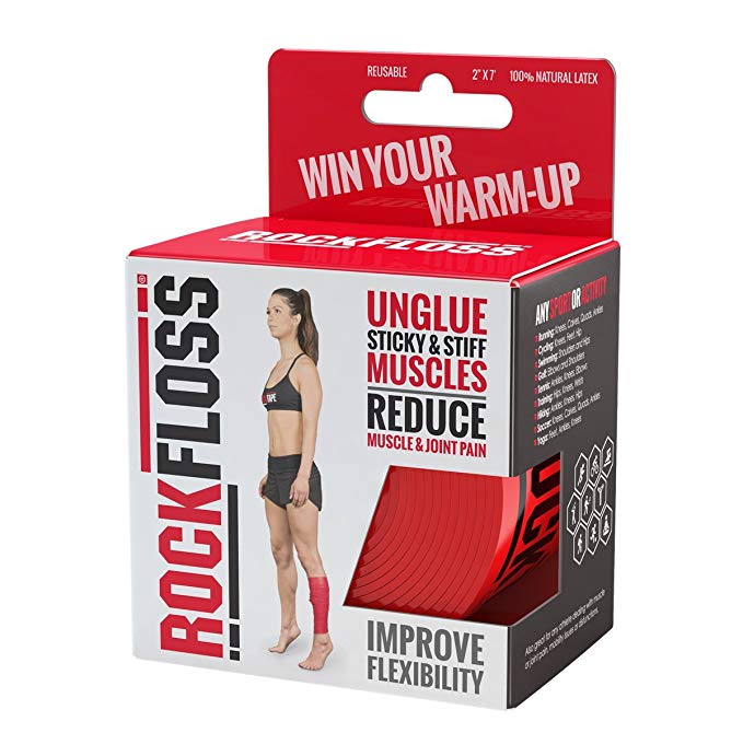 Rocktape RockFloss Tack Mobility Band, Compression Muscle Recovery, Floss for Muscle Soreness, 2