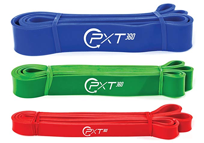 Pull Up Bar Assist Band By PXT360: Varying Levels Of Resistance, Home Gym Equipment For Strength Training, Crossfit, Arms And Legs Exercises