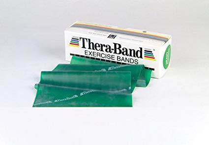 6 Yard Exercise Band Size / Color: Medium / Green by TheraBand