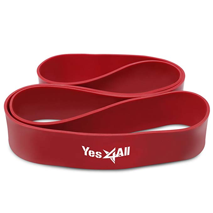 Yes4All Power Bands - Pull Up Assist Bands with 4 Resistance Levels – Ideal for Stretching, Strength Training, Chin Up, Powerlifting