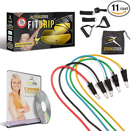 Strong Stride Fit Grip Resistance Band System