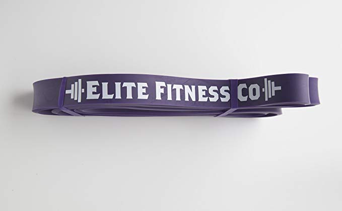 Elite Fitness Co. Pull Up Assistance Bands - Stretch Resistance Band - Powerlifting Bands - Mobility - Heavy Duty 6mm Thick - Functional Fitness - Single band or Set – 41” …