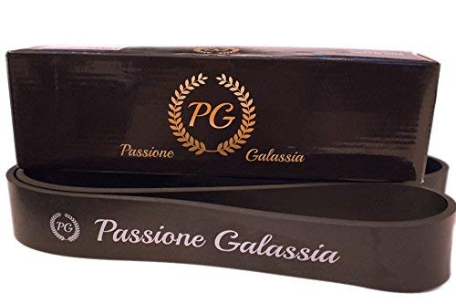 Passione Galassia - Resistance & Stretch Band, Assisted Pull-UP Band - GYM Band - Powerlifting Band - Unisex & Strong Band - Tension 110 - 240 LBS - Black | 6 Month Guarantee