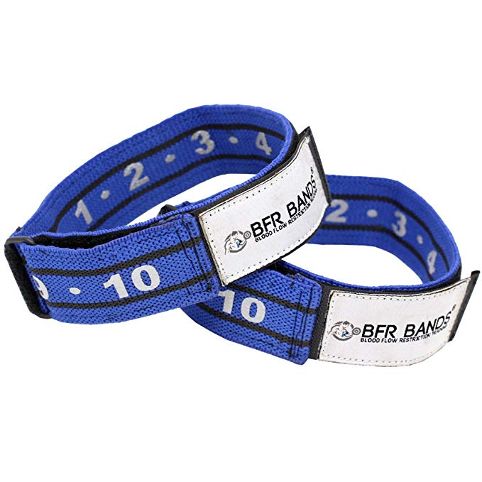 BFR BANDS 1.5 Inch Occlusion Training Bands by, RIGID EDITION, Blood Flow Restriction Bands Give Lean & Fast Muscle Growth without Lifting Heavy Weights; 1.5 Inches Wide (Arms)