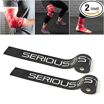 Serious Steel Mobility & Recovery (Floss) Bands |Compression Band | Tack & Flossing Band (7' L x 2