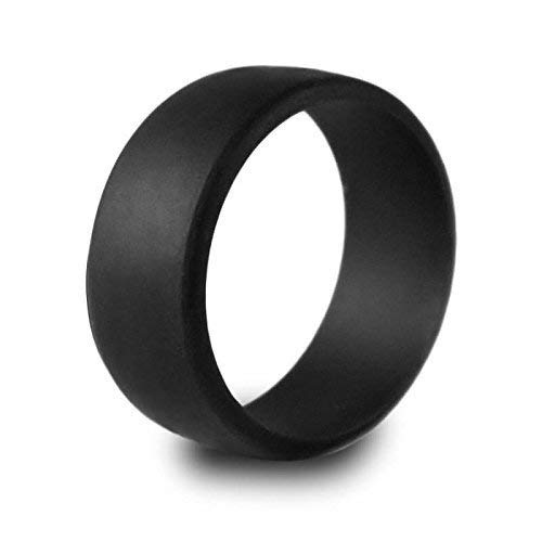 Harvest Male Silicone Wedding Ring for Men by for Athletes, Outdoorsmen & Workmen (Hypoallergenic) in Gift Box