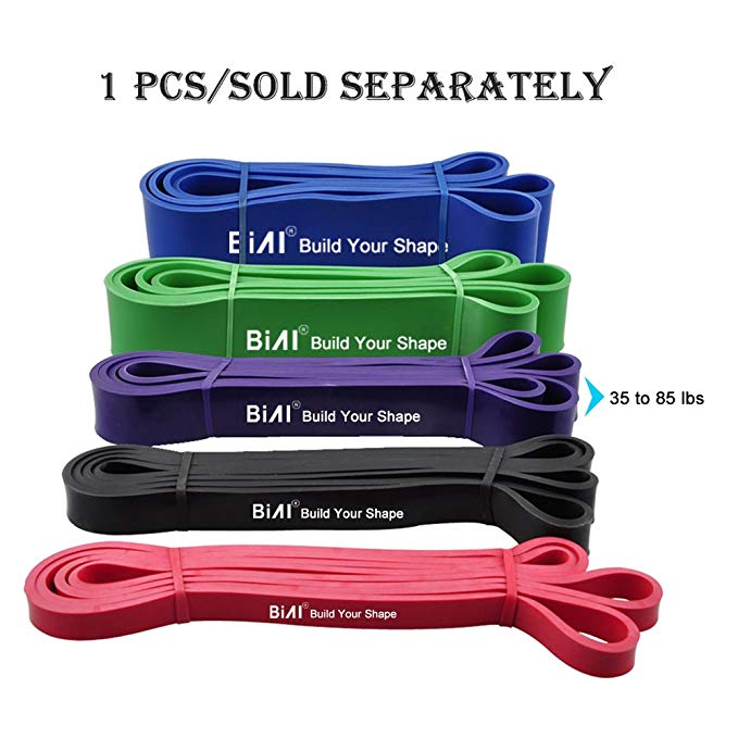 Resistance Bands,BIAL 82 Inch Stretch Assisted Pull-Up Band,Power lifting Bands for Pull Up Assist, Mobility Work, Crossfit WODs, Physical Therapy