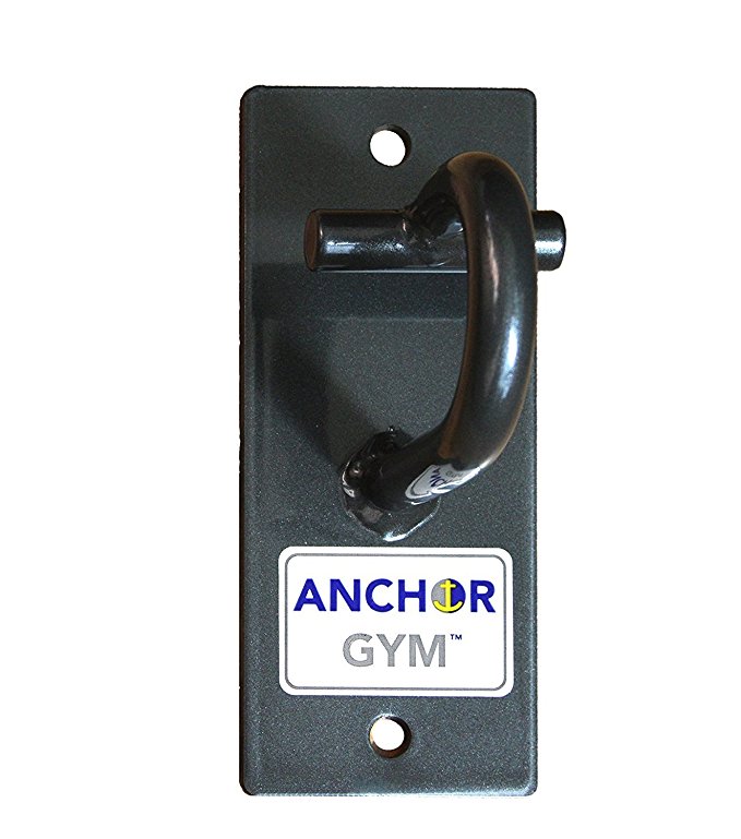 Anchor Gym H1 Workout Wall Mount Strap Anchor | Wall, Ceiling Mounted Hook Exercise Station for Suspension Straps, Resistance Bands, Strength Training, Yoga, Home Gym