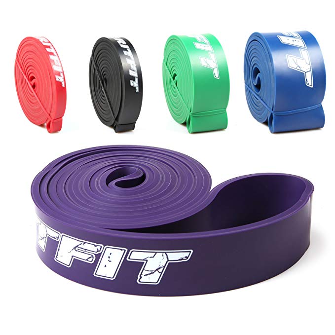 RitFit Pull Up Assist Band - Premium Resistance Band for Pull Up Assistance, Resistance Training, Body Stretching, Powerlifting, Mobility Training - Workout Guide and Carry Case INCLUDED