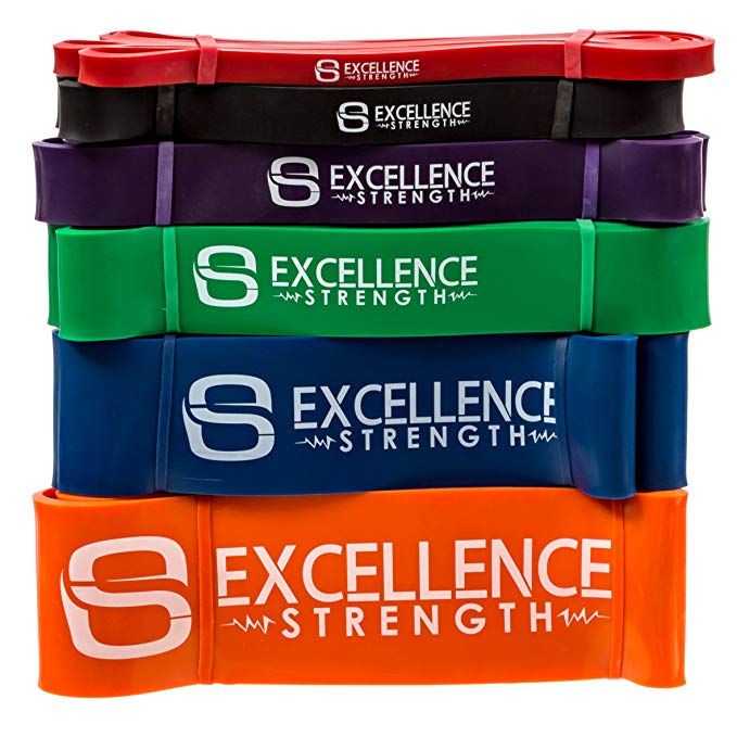 Excellence strength Resistance Band – Hi-performance Pull-Up Assist Bands Kinds of workout including: CrossFit – Pilates – Powerlifting – Stretch – Exercise – P90X. For Men & Women.